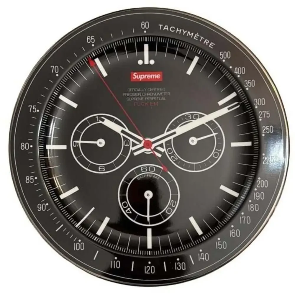Supreme Watch Plate Black FW20 New